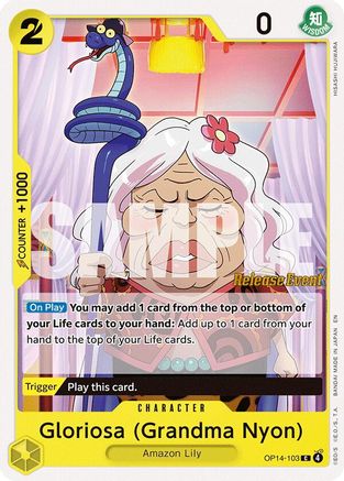 Gloriosa (Grandma Nyon) [The Azure Sea's Seven Release Event Cards] Common