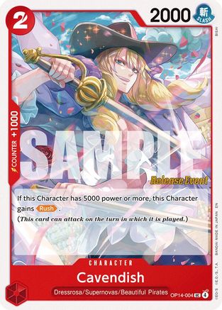 Cavendish [The Azure Sea's Seven Release Event Cards] Uncommon
