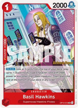 Basil Hawkins [The Azure Sea's Seven Release Event Cards] Uncommon
