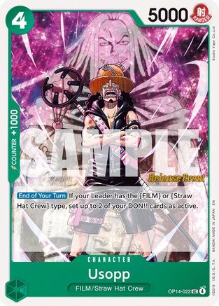 Usopp [The Azure Sea's Seven Release Event Cards] Uncommon