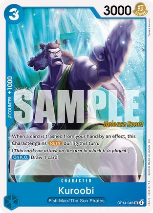 Kuroobi [The Azure Sea's Seven Release Event Cards] Uncommon