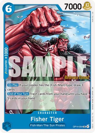 Fisher Tiger [The Azure Sea's Seven Release Event Cards] Uncommon