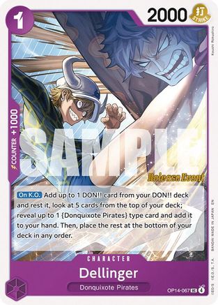 Dellinger [The Azure Sea's Seven Release Event Cards] Uncommon
