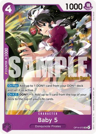 Baby 5 [The Azure Sea's Seven Release Event Cards] Uncommon