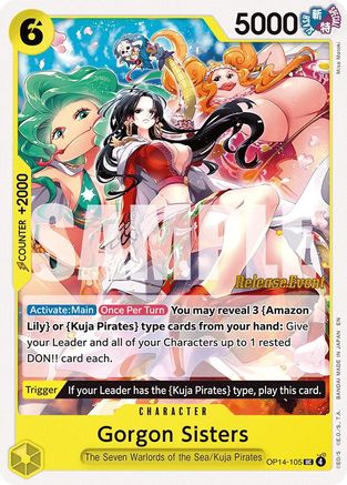 Gorgon Sisters [The Azure Sea's Seven Release Event Cards] Uncommon