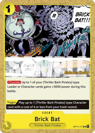 Brick Bat [The Azure Sea's Seven Release Event Cards] Uncommon