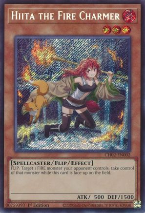Hiita the Fire Charmer [CH02-EN002] Secret Rare