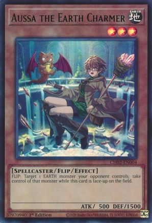 Aussa the Earth Charmer (Ultra Rare) [CH02-EN004] Ultra Rare