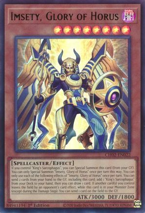 Imsety, Glory of Horus [CH02-EN022] Ultra Rare