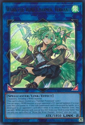 Wynn the Wind Charmer, Verdant [CH02-EN044] Ultra Rare