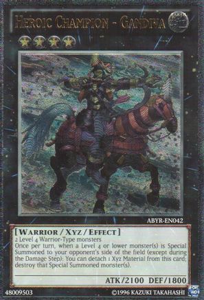 Heroic Champion - Gandiva (UTR) [ABYR-EN042] Ultimate Rare