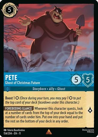 Pete - Ghost of Christmas Future (154/204) Winterspell (Cold Foil)