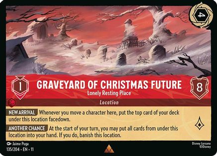 Graveyard of Christmas Future - Lonely Resting Place (135/204) Winterspell (Cold Foil)