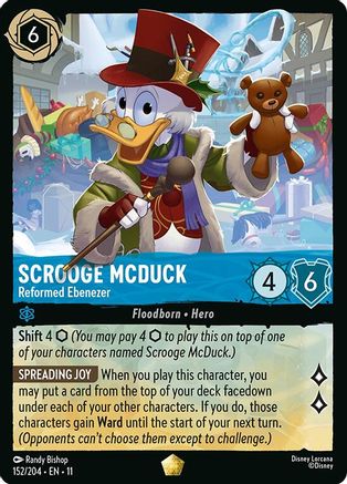 Scrooge McDuck - Reformed Ebenezer (152/204) Winterspell (Non-Foil)
