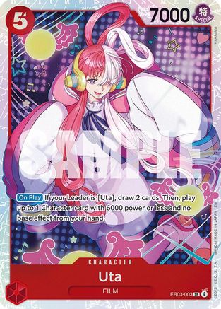 Uta (003) [Extra Booster: One Piece Heroines Edition] Super Rare