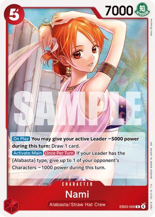 Nami (006) [Extra Booster: One Piece Heroines Edition] Rare