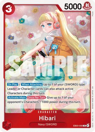 Hibari [Extra Booster: One Piece Heroines Edition] Rare