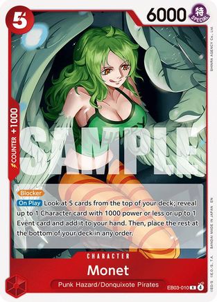 Monet [Extra Booster: One Piece Heroines Edition] Rare
