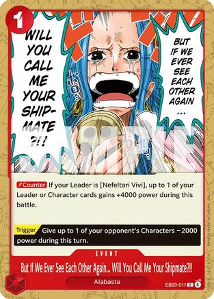 But If We Ever See Each Other Again... Will You Call Me Your Shipmate?!! [Extra Booster: One Piece Heroines Edition] Common