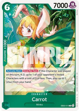 Carrot [Extra Booster: One Piece Heroines Edition] Rare