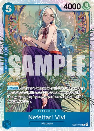 Nefeltari Vivi (024) [Extra Booster: One Piece Heroines Edition] Super Rare