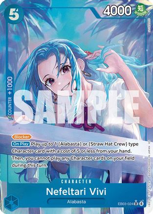 Nefeltari Vivi (024) (Alternate Art) [Extra Booster: One Piece Heroines Edition] Super Rare