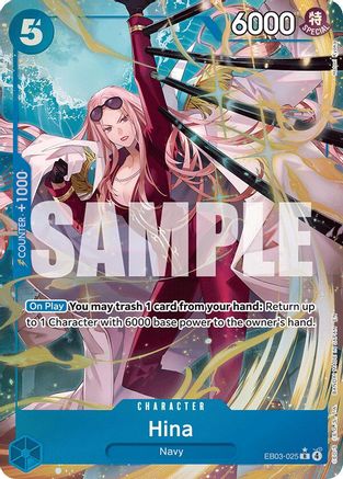 Hina (Alternate Art) [Extra Booster: One Piece Heroines Edition] Rare