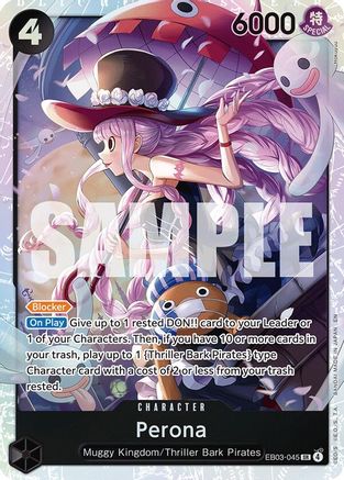 Perona [Extra Booster: One Piece Heroines Edition] Super Rare