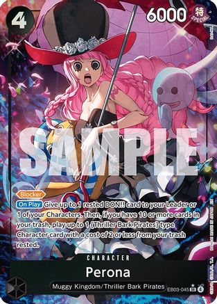 Perona (Alternate Art) [Extra Booster: One Piece Heroines Edition] Super Rare