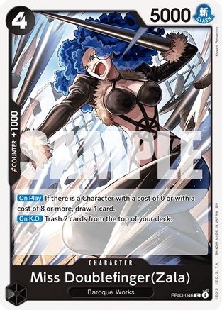 Miss Doublefinger(Zala) [Extra Booster: One Piece Heroines Edition] Common