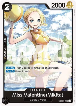 Miss.Valentine(Mikita) [Extra Booster: One Piece Heroines Edition] Common