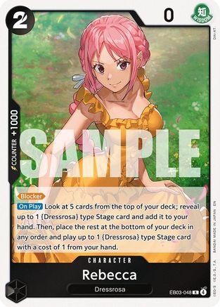 Rebecca [Extra Booster: One Piece Heroines Edition] Rare