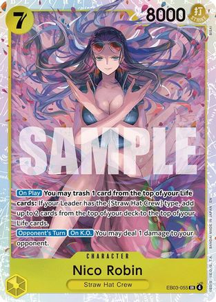 Nico Robin (055) [Extra Booster: One Piece Heroines Edition] Super Rare