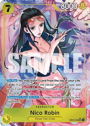Nico Robin (055) (Alternate Art) [Extra Booster: One Piece Heroines Edition] Super Rare