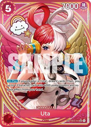 Uta - 003 (SP) [Extra Booster: One Piece Heroines Edition] Super Rare