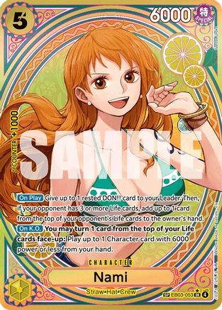 Nami (SP) [Extra Booster: One Piece Heroines Edition] Super Rare