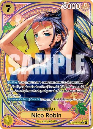 Nico Robin - 055 (SP) [Extra Booster: One Piece Heroines Edition] Super Rare