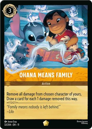Ohana Means Family (32/204) Winterspell (Non-Foil)