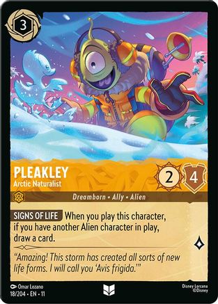 Pleakley - Arctic Naturalist (18/204) Winterspell (Cold Foil)