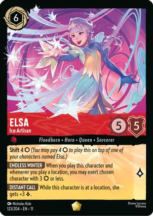 Elsa - Ice Artisan (123/204) Winterspell (Non-Foil)