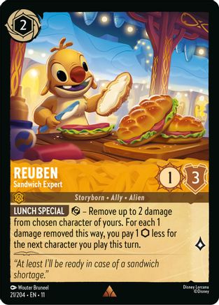 Reuben - Sandwich Expert (21/204) Winterspell (Cold Foil)