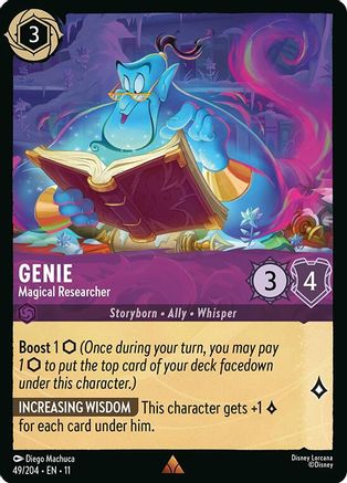 Genie - Magical Researcher (49/204) Winterspell (Non-Foil)