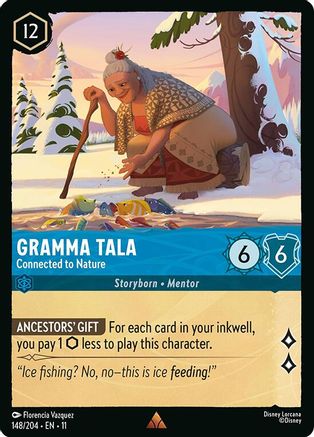 Gramma Tala - Connected to Nature (148/204) Winterspell (Cold Foil)