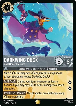 Darkwing Duck - Cool Under Pressure (192/204) Winterspell (Cold Foil)