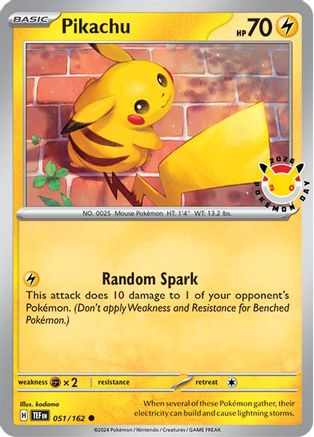 Pikachu (Pokemon Day 2026) 051 [Miscellaneous Cards & Products] (Holofoil)