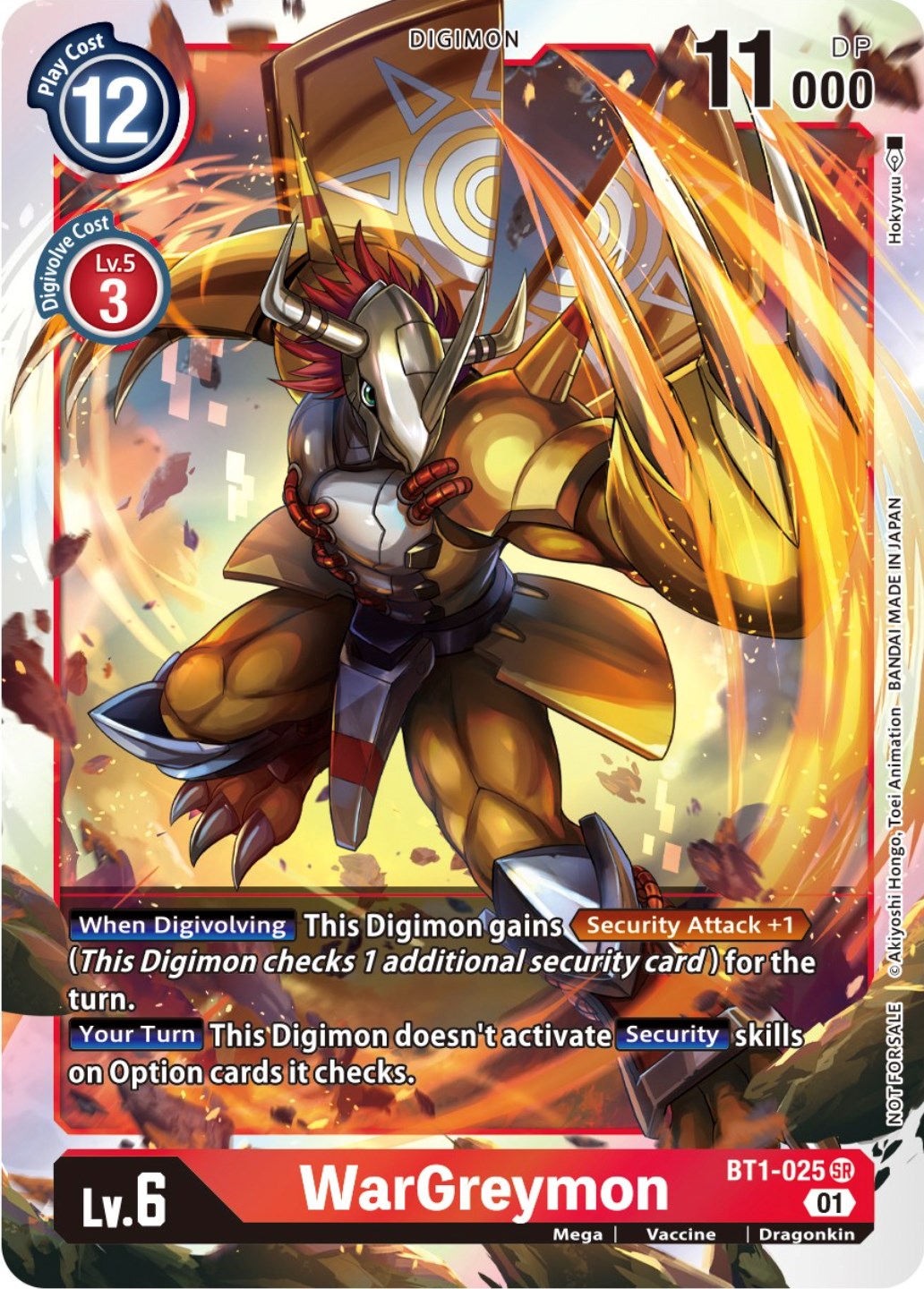 WarGreymon [BT1-025] (ST-11 Special Entry Pack) [Release Special Booster Promos]