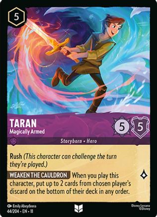 Taran - Magically Armed (44/204) Winterspell (Cold Foil)