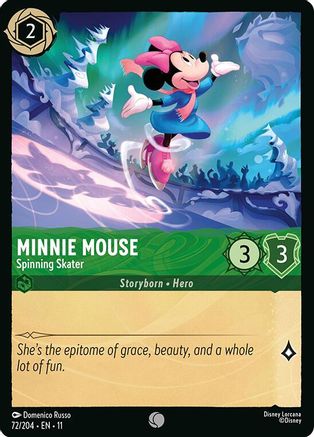 Minnie Mouse - Spinning Skater (72/204) Winterspell (Non-Foil)