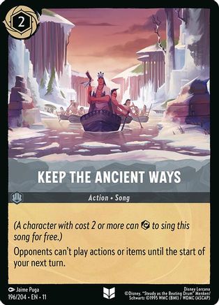 Keep the Ancient Ways (196/204) Winterspell (Cold Foil)