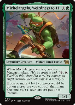 Michelangelo, Weirdness to 11 (TMT-121) - Teenage Mutant Ninja Turtles